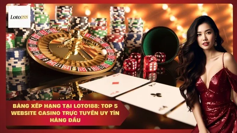 loto188 Bảng Xếp Hạng Tại Loto188: Top 5 Website Casino Trực Tuyến Uy Tín Hàng Đầu