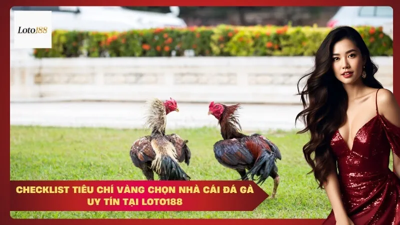 loto188 Checklist tiêu chí vàng chọn nhà cái đá gà uy tín tại Loto188