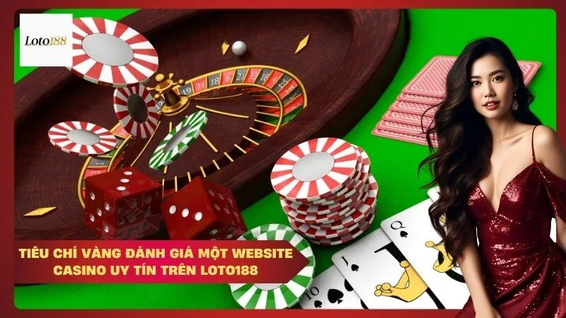 loto188 Tiêu Chí Vàng Đánh Giá Một Website Casino Uy Tín trên Loto188