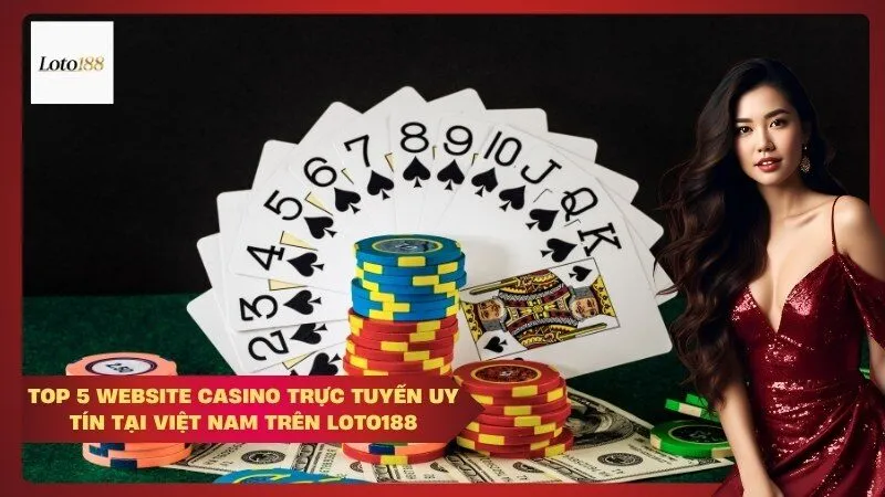 Top 5 website casino trực tuyến uy tín tại Việt Nam trên Loto188